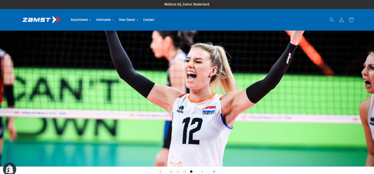 Nieuwe Zamst website.